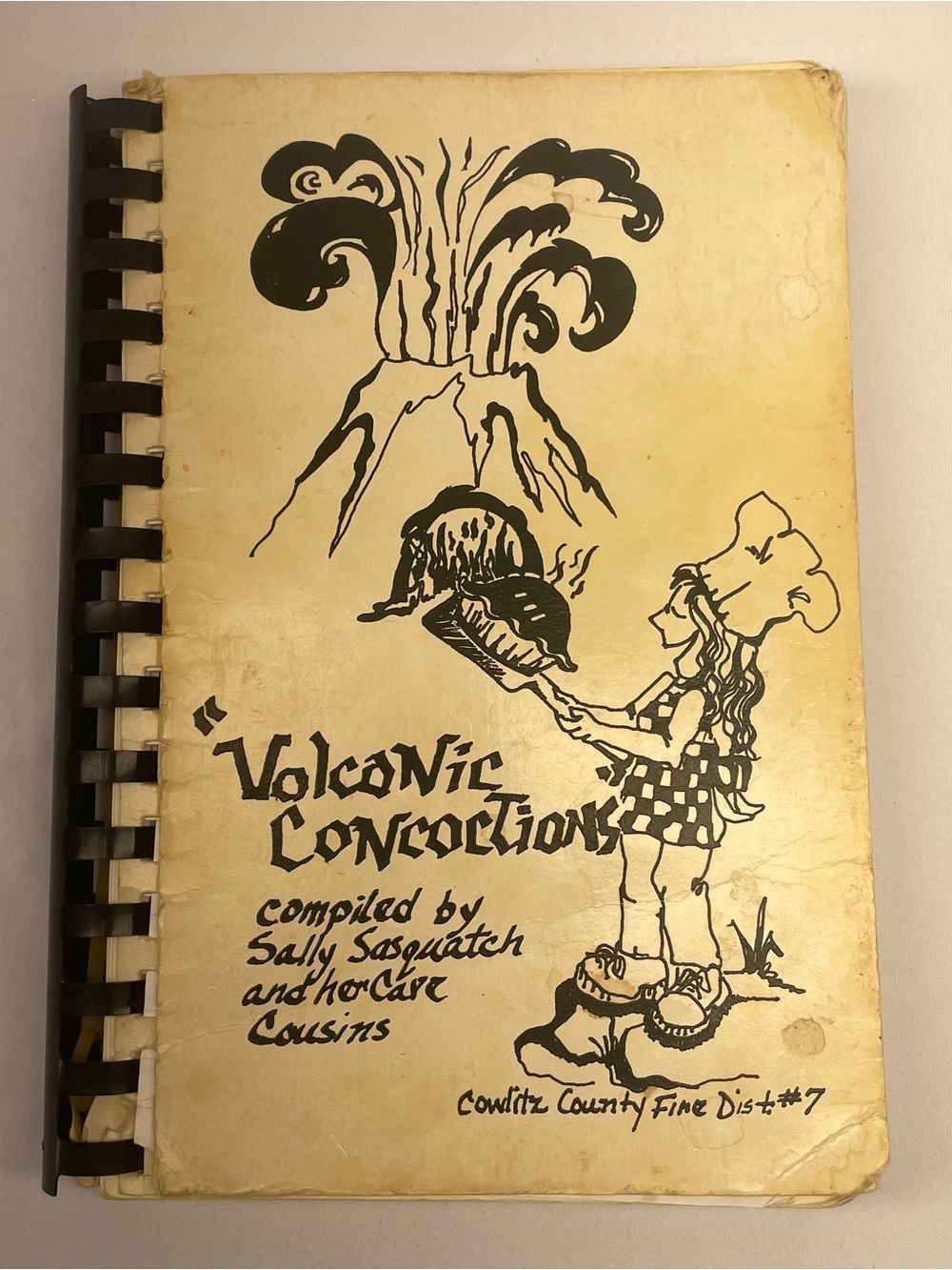 VINTAGE Volcanic Concoctions Illustrated Cookbook